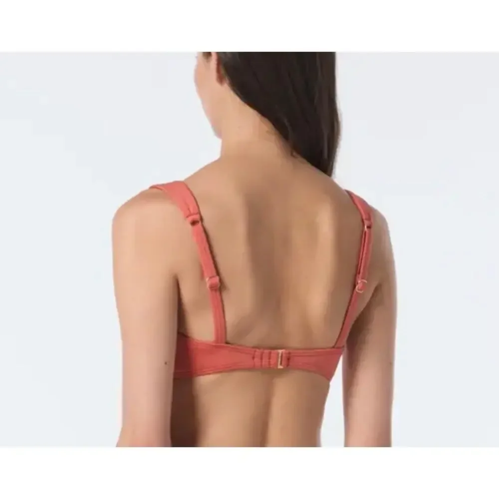 Vince Camuto Cinnabar Underwire Bikini Top M NWT